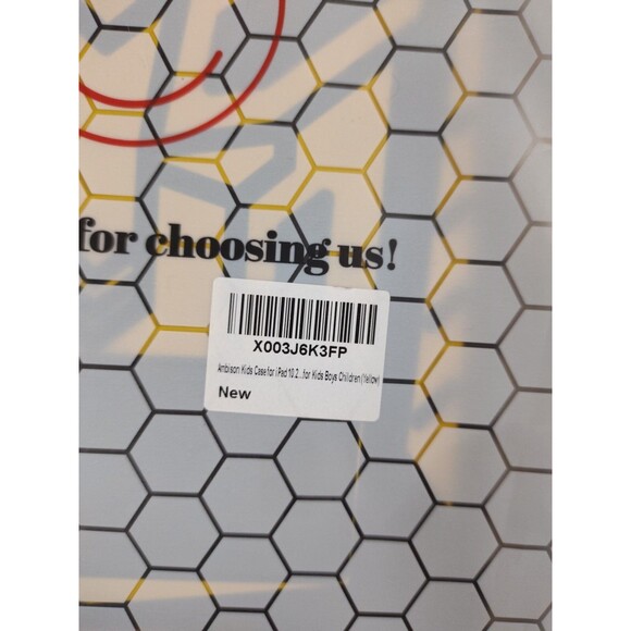Ambison Tablet Protective Case iPad 10.2 Black Yellow - Picture 5 of 11